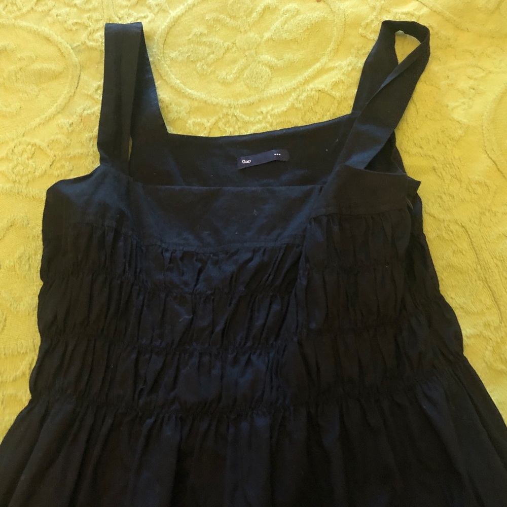 Gap black cotton sundress. Size 6. - Picture 2 of 4
